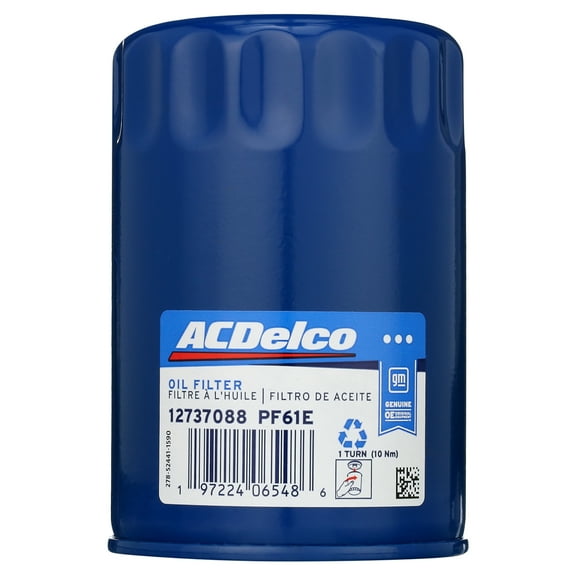ACDelco PF61E Engine Oil Filter Fits select: 1999-2002 CHEVROLET SILVERADO, 2006-2011 CHEVROLET IMPALA