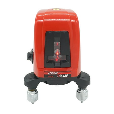 

Pudcoco Ak435 360 Degree Self-Leveling Cross Laser Level Red 2 Line 1 Point With Package Bag