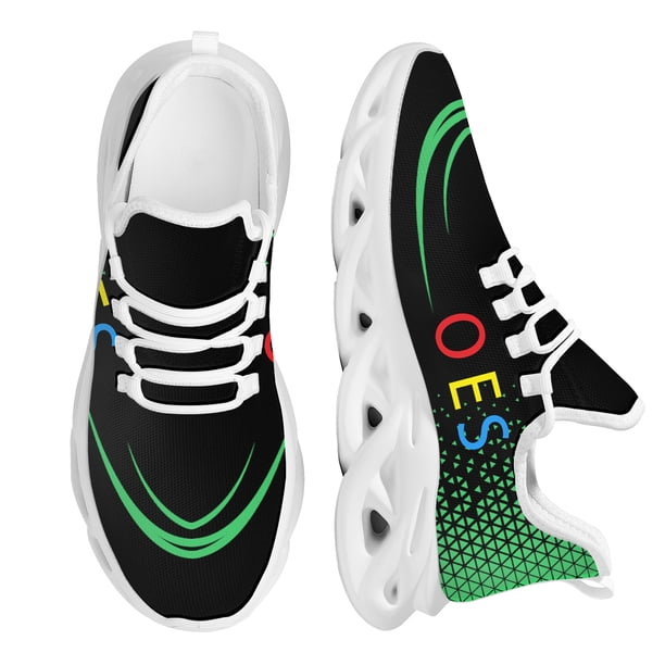 Zapatillas de deporte de malla con diseño de la Orden del Este de OES Sistars para mujer, zapatos de plataforma con cordones, ligeros y transpirables