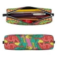 thumbnail image 2 of Fotbe Colorful Dinosaur Pattern Leather Pencil Case, Pencil Pouch with Durable Zipper, Compact and Stylish Organizer for Stationery, Art Supplies, Travel Essentials, 2 of 7