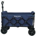 thumbnail image 4 of NIGSQJB Expandable Dual-Layer Utility Wagon with 100% Extra Space, Folding Grocery Cart for Shopping, Camping, Sports, Gardening, Fishing, Christmas Gifts Cart, Dark Blue, 4 of 11