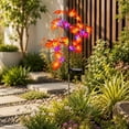 thumbnail image 6 of Qocolcyl Solar Powered Colorful Maple Leaf Tree Stake Lights,LED Multicolor Autumn Maple Pathway Decor Lights,Waterproof Fall Harvest Thanksgiving Outdoor Yard Lawn Garden Landscape Light Ornaments, 6 of 6