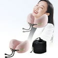 thumbnail image 1 of Ergonomic Travel Neck Pillow For Airplane Sleep With Comfort Support Practical Camping And Journey Use, 1 of 8