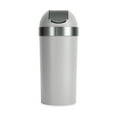 thumbnail image 3 of Umbra 16 Gallon (62L) Venti Swing Top Kitchen Trash Can for Indoor, Outdoor or Commercial Use, Grey/Steel, 3 of 13