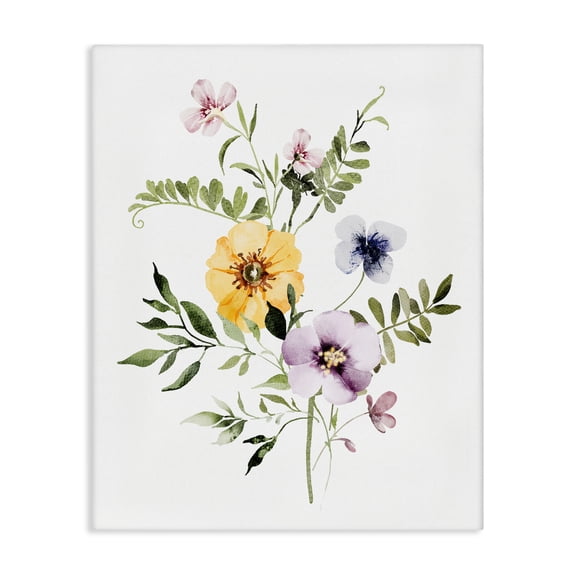 Garden Herbs Blooming Canvas Wall Art, design by Lettered and Lined