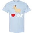 thumbnail image 3 of Inktastic Goat Cute I Love Goats Farm Animal T-Shirt, 3 of 5