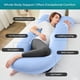 thumbnail image 2 of Almohada de Embarazo en Forma de U Sasttie con Enfriamiento 145x70 cm, 2 of 7