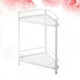 thumbnail image 4 of LABSERRON White Iron Corner Shelf Homeowners Kitchen 1Set 13.8X12.6X7.7In, 4 of 4