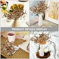 thumbnail image 6 of WRITWAA 3-Pack Decorative Artificial Golden Round Leaves for Crafts, Event Decorations, Party Props, Plastic Leaf Accents, 6 of 7