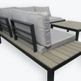 thumbnail image 2 of Tortuga Outdoor Lakeview Aluminum Outdoor Sectional Sofa with Gray Cushions, 2 of 8
