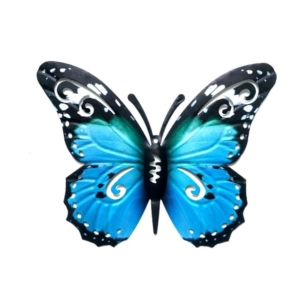 La Pared Al Aire Libre Metal Hierro Mariposa Jardín Decoraciones Reutilizable Colgante De Pared Mariposa Para Interior Al Aire Libre Advancent HA042876-01