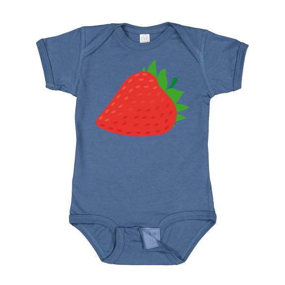 Inktastic Strawberry Fruit Boys or Girls Baby Bodysuit