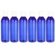 thumbnail image 1 of 6pcs 250ml Tipo de prensa Tapa Botellas de viaje Contenedor cosmético portátil Botella vacía para loción de champú (Botella azul y tapa blanca), 1 of 3