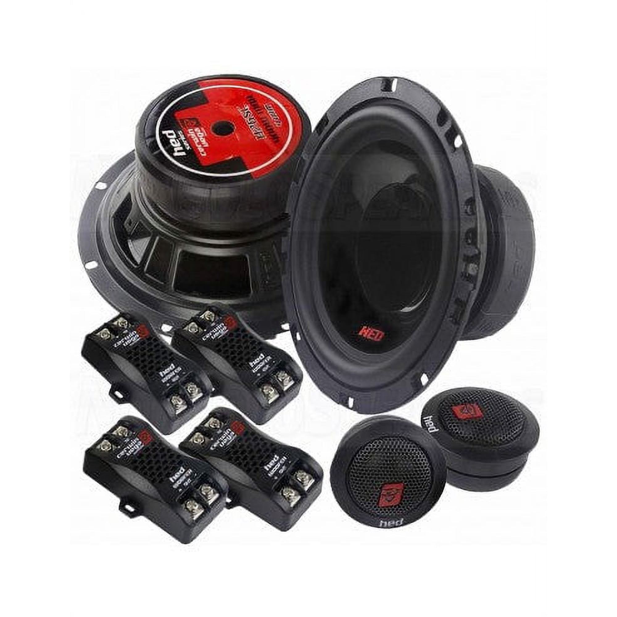 Cerwin-Vega H765C HED Series 6.5-Inch Component Car Speaker System, 800W Peak / 120W RMS 2-Way Kit with 1" Silk Dome Tweeters (Pair)
