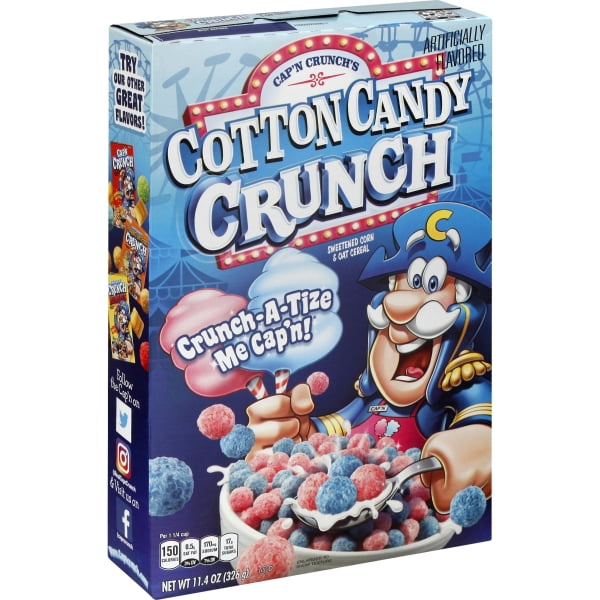 Cap'n Crunch Cotton Candy Breakfast Cereal 11.4oz