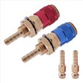 thumbnail image 2 of Adaptador de Agua Gas Refrigerado por Aire 2 Uds 6Mm Accesorio Conector RáPido para Enchufe Soplete Soldadura MIG TIG, + Rojo, 2 of 5