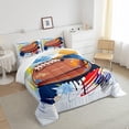 thumbnail image 4 of Ensemble de Literie Football pour Garçons, Taille Complète, Enfants Adolescents, Sports, Chambre, 4 of 5
