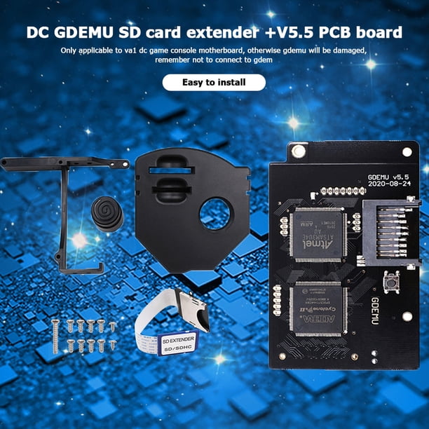 Tablero de simulación de unidad óptica Módulo de reemplazo de disco libre de consola de juegos para GDEMU DC Dreamcast V5.15B JShteea Nuevo