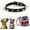 Black, variant on Dog Collar,  Cat Collars Spiky Studded Puppy Collar Boy Stud Rivet Pu Leather Mushroom Adjustable for XSmall Small Medium Breed 1Pack