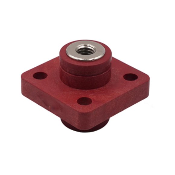 1pc 120a Red And Black Through-wall Terminal Energy Storage Terminal Copper Terminal Connector M6 T