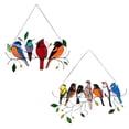 thumbnail image 4 of Ventana Adornos De Pájaros Manchados Atrapasol De Ventana Para Decoración Del Hogar Guardurnaity HA041311-01, 4 of 6