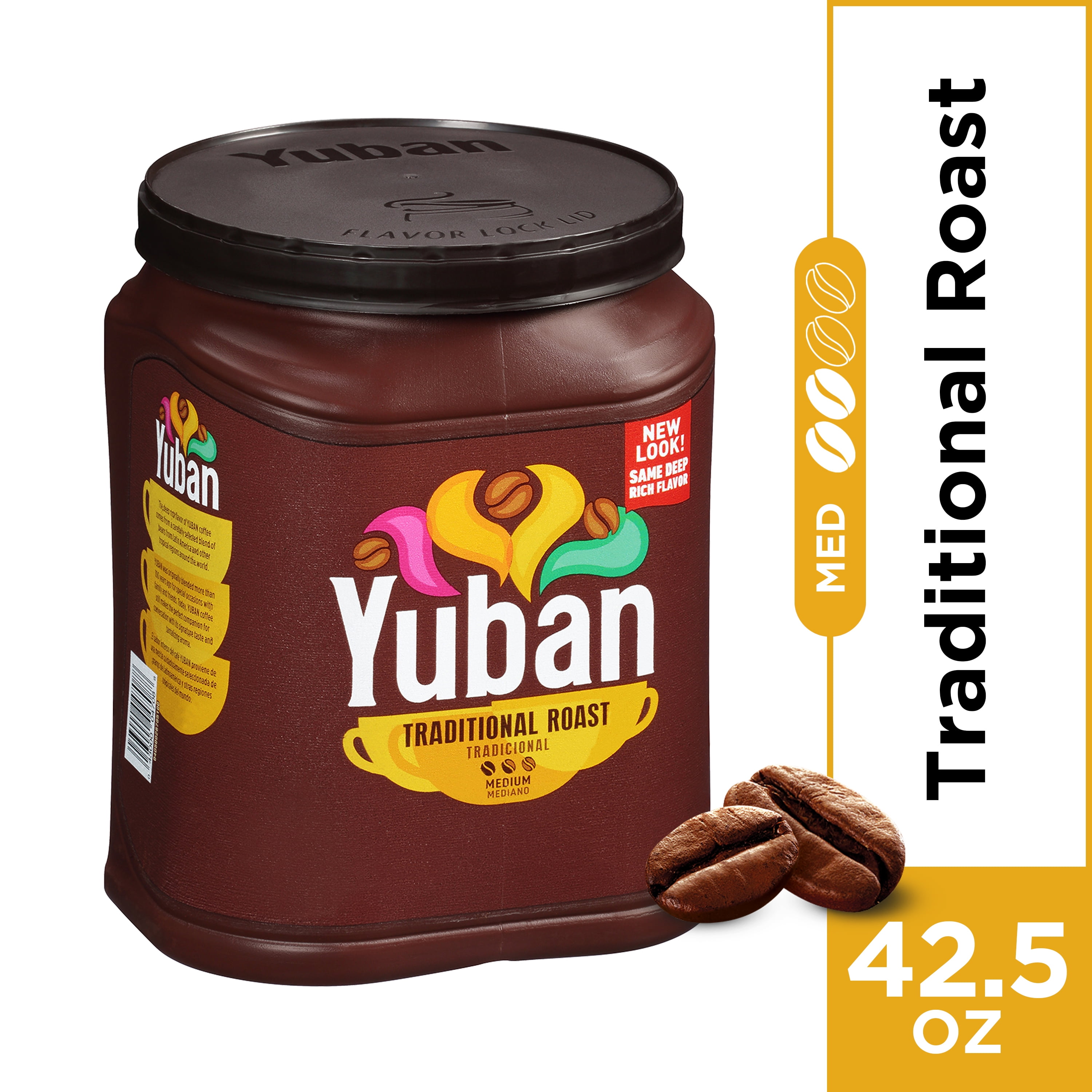 Yuban Traditional Medium Roast Ground Coffee, Caffeinated, 42.5 oz Jug