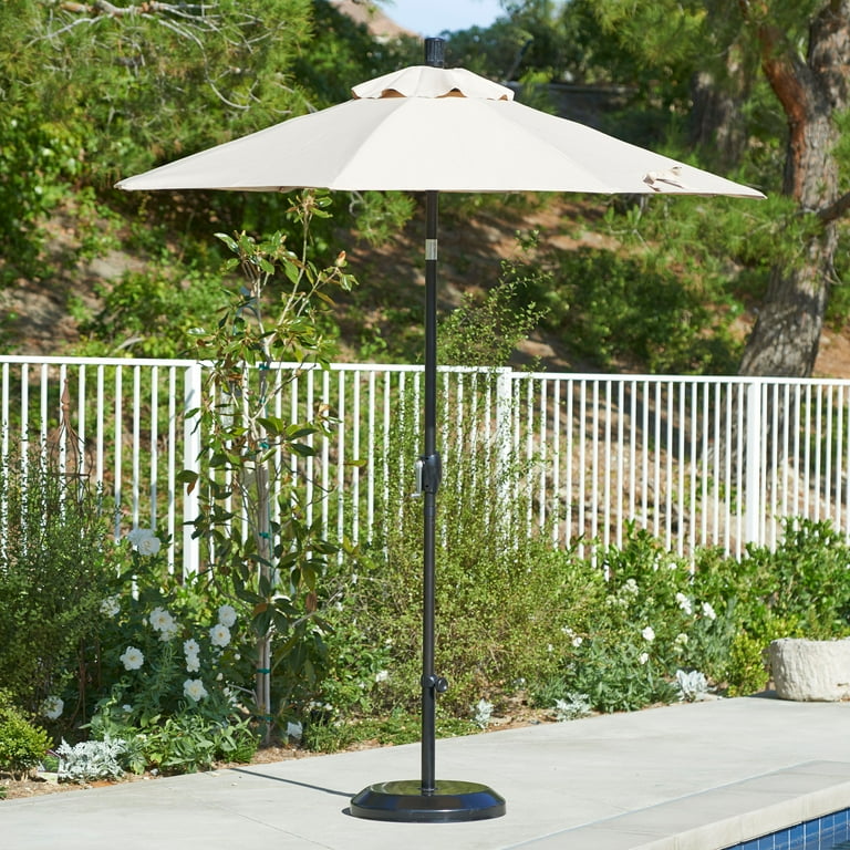 kiwi green patio umbrella 9FT with Smooth Crank Lift this tough design will stand up to the rigors of use 7.5' MARKET UMBRELLA, KIWI