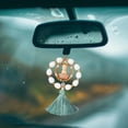 thumbnail image 3 of funtasica Bodhi Lotus Car Pendant Car Hanging Pendant Decor Car Interior Accessories Car Pendant Decorations for Home Office Decor Light Green, 3 of 6