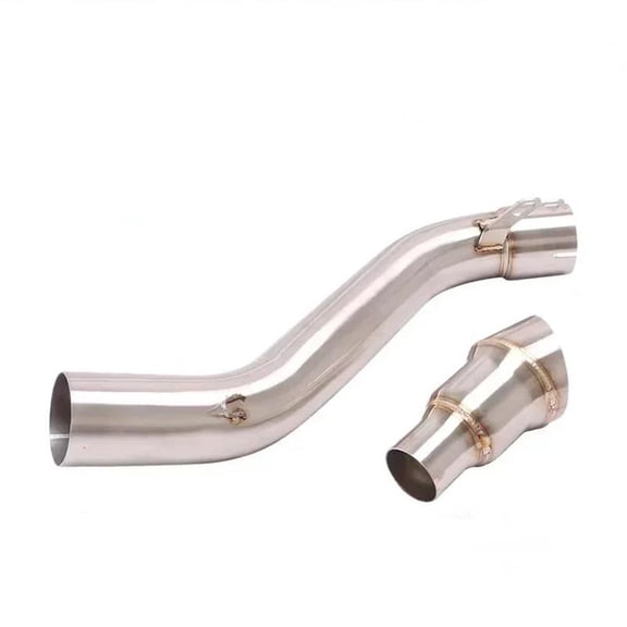 Motorcycle Exhaust Modified 60mm Interface Mid Link Pipe For CB650F CBR650F 2014-2018 CB650R CBR650 2019-2022