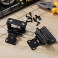 thumbnail image 2 of Kitchen Cabinet Hinges Hidden for Doors Half-cover Self-closing American Style Cold Rolled Steel, 2 of 6