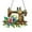 D, variant on TIELUTT Sewing Machine Floral Window Hanging Well Dressed Home Christmas Decorations Seasonal Decorations for Home Christmas Hanging Beads for Doorways Garland Outdoor Summer Clear Stretch Cord .8mm