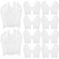 thumbnail image 4 of GETAJGHSD Fingerless White Cotton Gloves for Dry Hands Work and Formal Occasions, 4 of 6