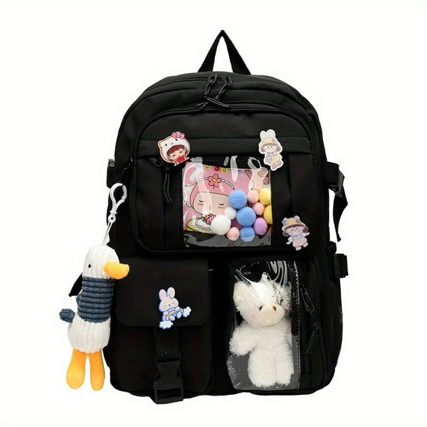 Mochila Para Ordenador Portatil Para Mujer Mochilas Escolares Para Ninas Adolescentes Ninos Multibolsillos Nueva Mochila Kawaii Multibolsillos