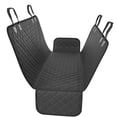 thumbnail image 5 of Active Pets - Funda para asiento de coche para perro para asiento trasero, duradera, antideslizante, resistente al agua, algodón 600D, hamaca 3 en 1, protector contra la suciedad, desprendimiento, 5 of 5