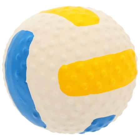 Homoyoyo Pets Latex Toy Volleyball Shape Entertainment for Cats and Dogs 1Pack for Fan Gear