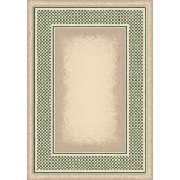 Milliken Innovations Area Rug OLD GINGHAM OPAL PERIDOT Old Gingham 02001 5' 4" x 7' 8" Rectangle