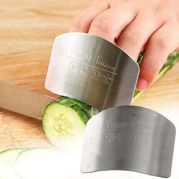 LINASHI Chef Stainless steel Finger guard knife cutting protector Hand Kitchen Safe slice tool for Chef