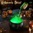 thumbnail image 4 of 2025 Halloween Decorations Indoor,DIY Floating Potion Set with Witches Cauldron and Mist Maker - Spooky Vintage Black Plastic Bowl Hocus Pocus Party Decor for Home Table Mantel Kitchen Room Decor, 4 of 7