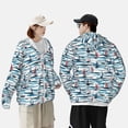 thumbnail image 3 of KLL Boat In Ocean Print Men's Women’s UPF 50+ Sun Protection Outdoor Hoodie Jacket Long Sleeve Fishing Hiking Performance Shirt-X-Large, 3 of 6