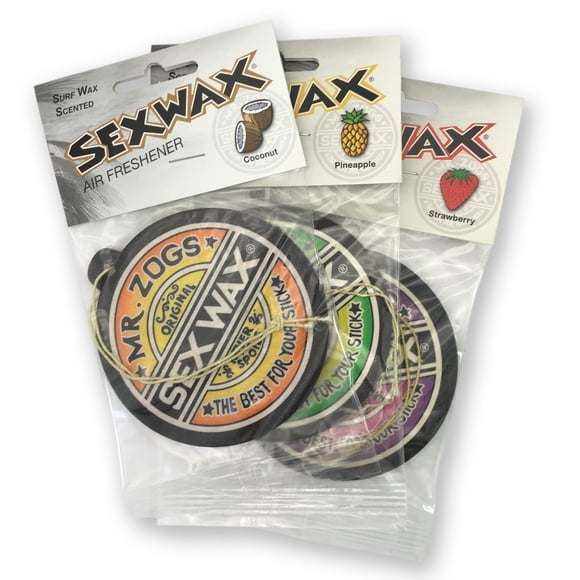 Ambientador Sex Wax 3-Pack Coco, Fresa y Piña