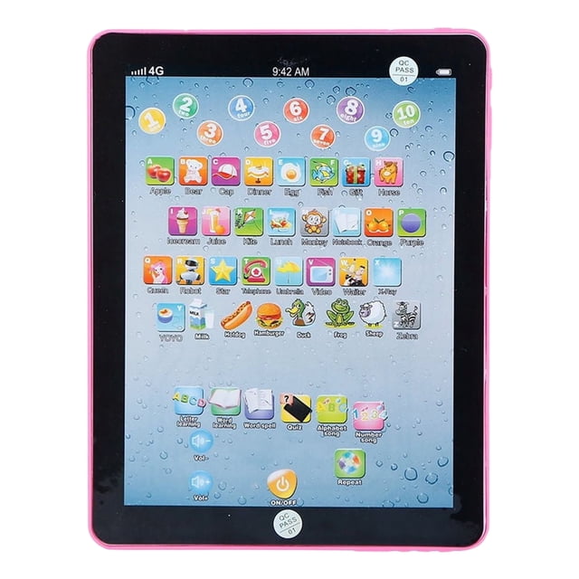 Learning Tablet Educational Toy with Abc, Numbers, And Word Games, Story Machine for Ages 1–6, English Puzzle Activity Device for Early Childhood Development