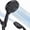 black, variant on ATUPEN Shower Head with Handheld, High Pressure 10 Modes Handheld Showerhead with 59" Stainless Steel Hose Adjustable Holder