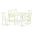 thumbnail image 2 of East West Furniture Dining Room Set Linen White, WECL7-WHI-C, 2 of 6