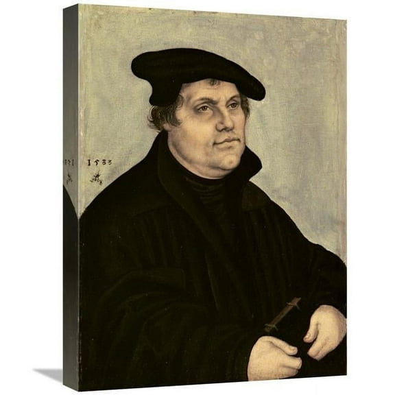 22 in. Martin Luther Art Print - Lucas Cranach