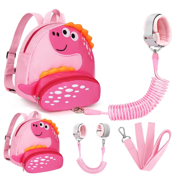 Mochila con arnés para niños pequeños Accmor Cute Dinosaur con correa de 1 a 3 años