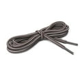 thumbnail image 2 of INSPIRE CHIC Lacet de Botte Unisexe Rond en Corde à Rayures Bicolores 1/5 Épais 90cm / 35.43 Pouces Gris Clair Brun, 2 of 4