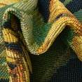 thumbnail image 4 of Unique Loom Outdoor Botanical Collection Area Rug - Calypso (5' 3" x 8' Rectangle Multi/Light Blue), 4 of 7