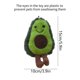 thumbnail image 2 of 1pc Avocado Shaped Plush Toy Without Chain, Mini Size, Not Suitable For Pets To Chew On, 2 of 5