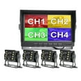 thumbnail image 1 of AHD1920x1080P 7 Inch IPS Truck Bus 4CH Vehicle DVR Recorder Parking Monitor With 4 Channels Front Rear Left Right AHD Car Camera, 1 of 7