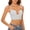 A1-White, variant on Low Back Bras for Women Low Cut Bra Nude Bralette Wireless Seamless Bras Backless Bra for Large Breasts Low Back Halter Bra Criss Cross Back Bra Backless Bra Invisible Bra Beige